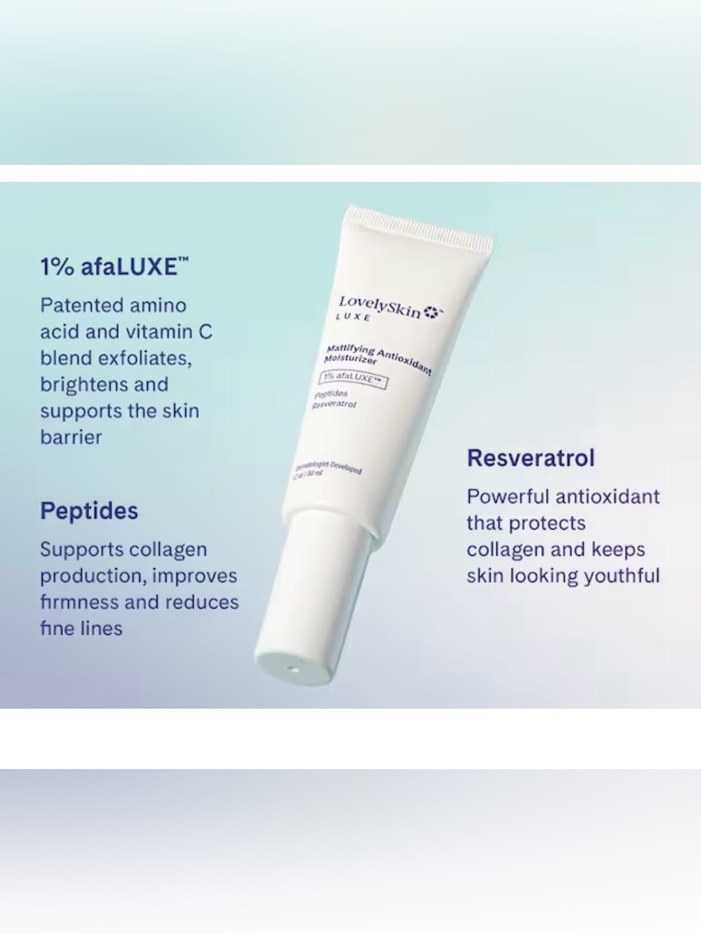 LovelySkin Luxe Mattifying Antioxidant Moisturizer - Picture 3 of 4